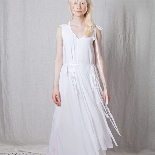 tysis Light Viscose Fringes Dress – Flowing Elegant Style