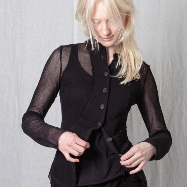 tysis Organic Cotton Mesh Sheer Mini Pengu Jacket – Lightweight & Sustainable